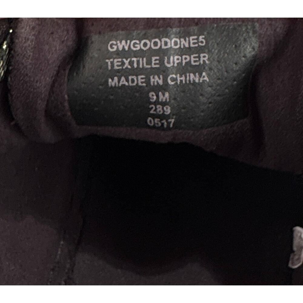 Guess Goodone5 Floral Shoes Size 9 Black Tennis Shoe Bloomcore Coquette Sneakers - Picture 10 of 11